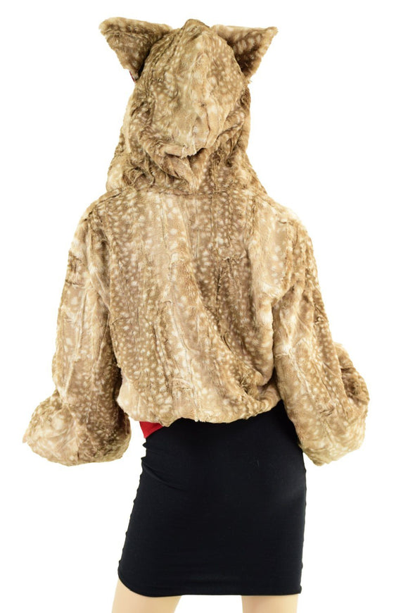 Balloon Sleeve Minky with Fox Ears - Coquetry Clothing