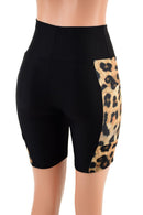 Bike Shorts with Side Panel Pockets - Coquetry Clothing