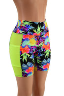 Bike Shorts with Side Panel Pockets - Coquetry Clothing