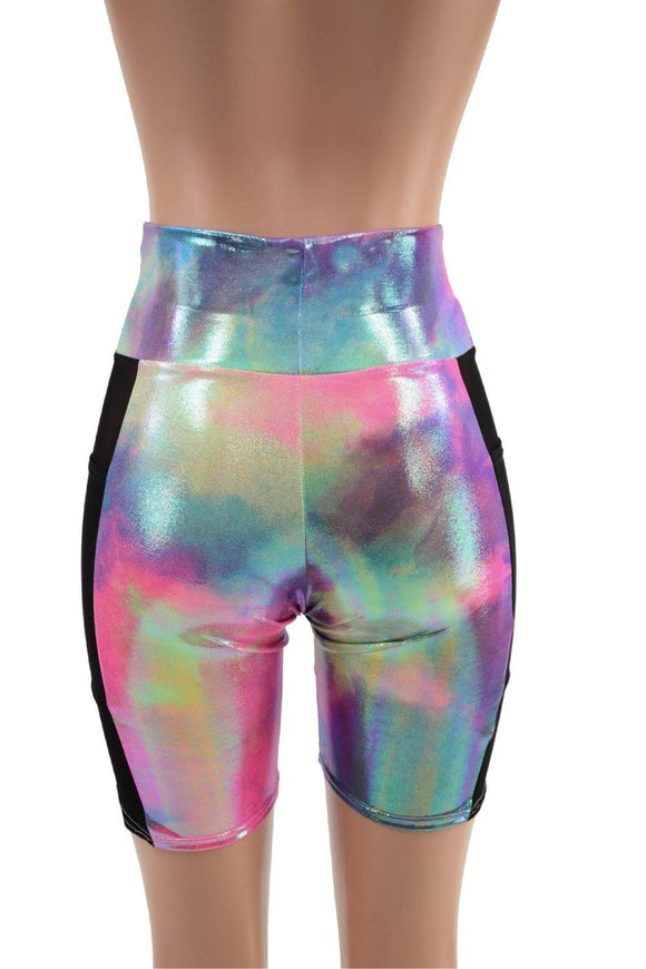 Bike Shorts with Side Panel Pockets - Coquetry Clothing