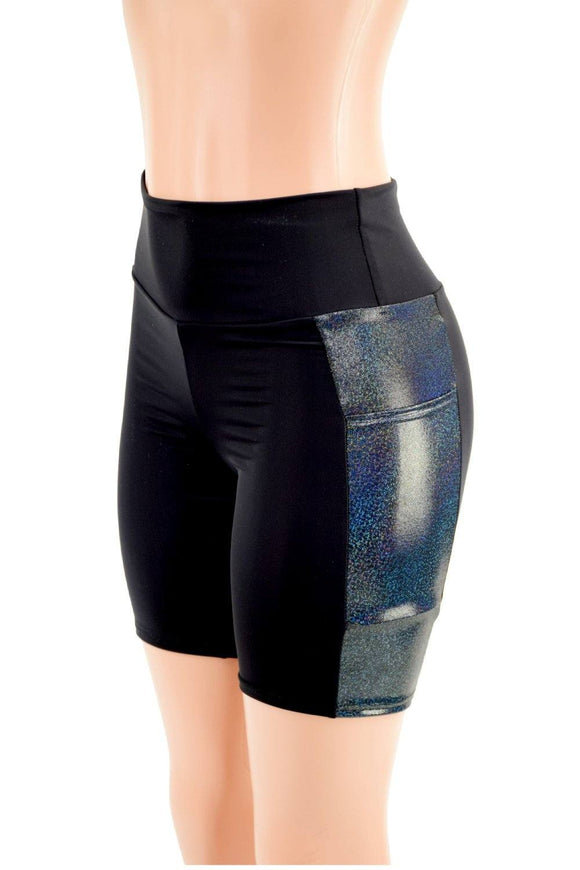 Bike Shorts with Side Panel Pockets - Coquetry Clothing