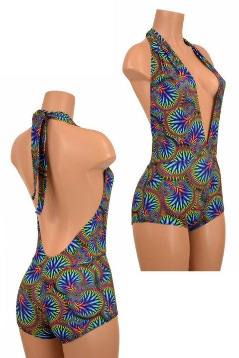 "Josie" Romper in Radioactive - Coquetry Clothing
