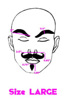 Black "Dapper" Facial Fashion Kit - Coquetry Clothing