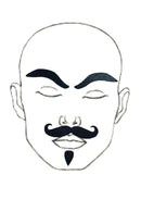 Black "Dapper" Facial Fashion Kit - Coquetry Clothing