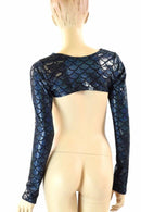 Black Dragon Bolero Dance Sleeves - Coquetry Clothing