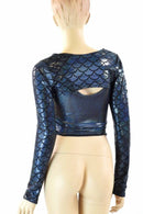 Black Dragon Bolero Dance Sleeves - Coquetry Clothing