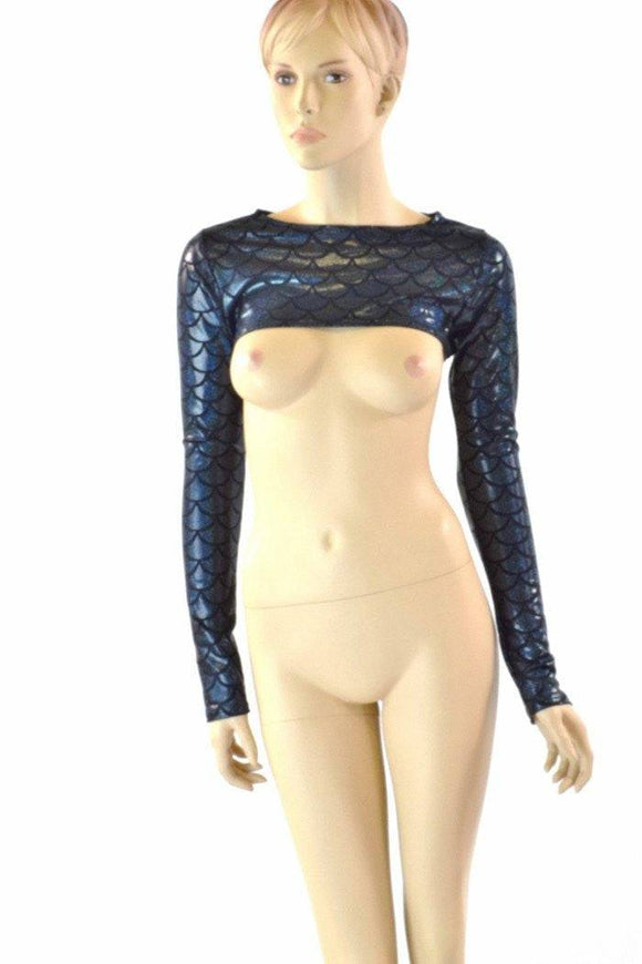 Black Dragon Bolero Dance Sleeves - Coquetry Clothing