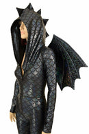 Black Dragon Catsuit (+Wings and Tail!) - Coquetry Clothing
