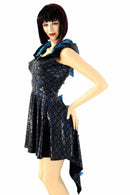 Black Dragon Hoodie Skater Dress - Coquetry Clothing