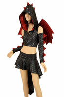 Black Dragon Set (+Dragon Wings!) - Coquetry Clothing