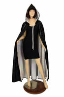 Black & Flashbulb Reversible Cape - Coquetry Clothing