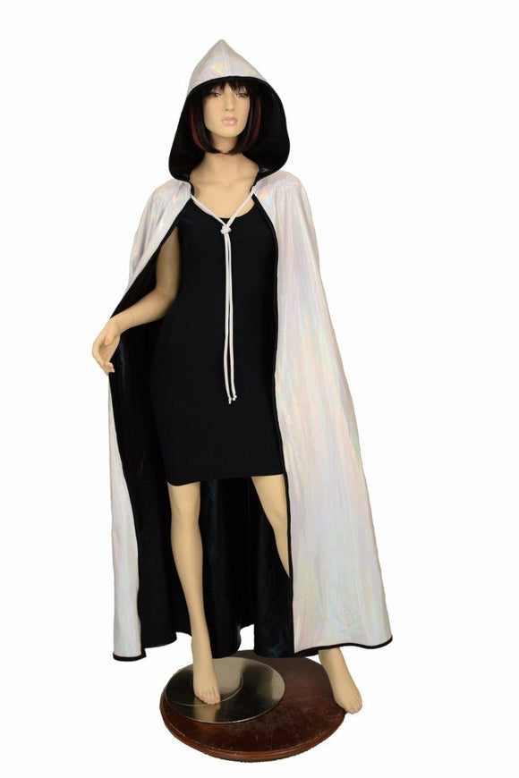 Black & Flashbulb Reversible Cape - Coquetry Clothing