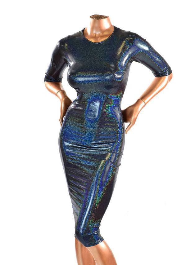 Black Holographic Fabric - 7