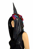 Black Holographic Unicorn Catsuit - Coquetry Clothing