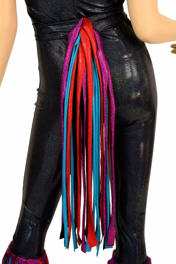 Black Holographic Unicorn Catsuit - 6