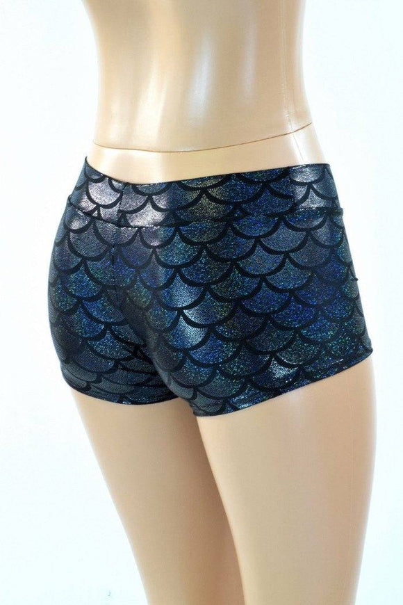 Black Mermaid Lowrise Shorts - Coquetry Clothing