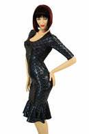 Black Mermaid Wiggle Dress - Coquetry Clothing