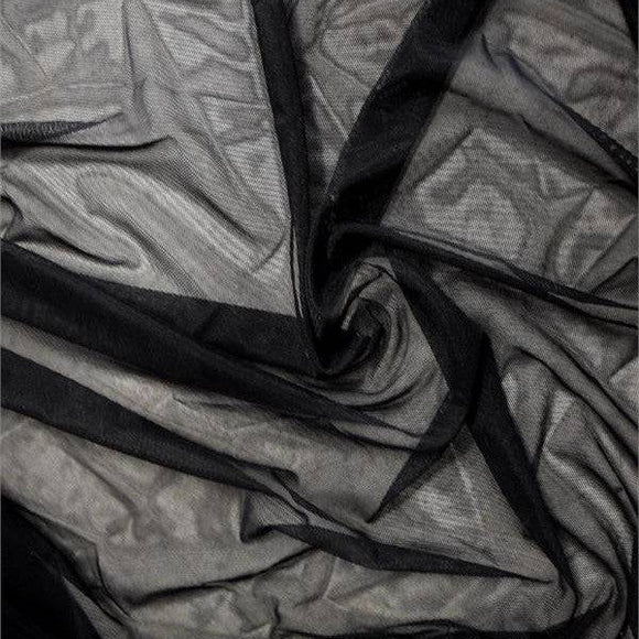 Black Mesh Fabric - Coquetry Clothing