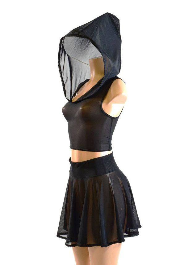 Black Mesh Fabric - 3
