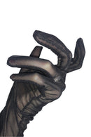 Black Mesh Gloves - Coquetry Clothing