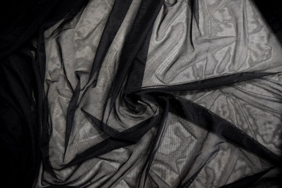 Black Mesh Hooded Racerback Duster - Coquetry Clothing