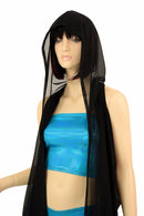 Black Mesh Hooded Racerback Duster - Coquetry Clothing