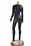 Black Metallic Catsuit - 4