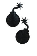 Black Mystique Bomb Pasties - Coquetry Clothing