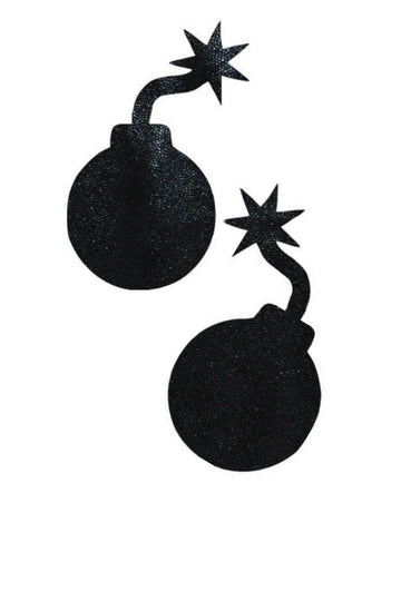 Black Mystique Bomb Pasties - Coquetry Clothing