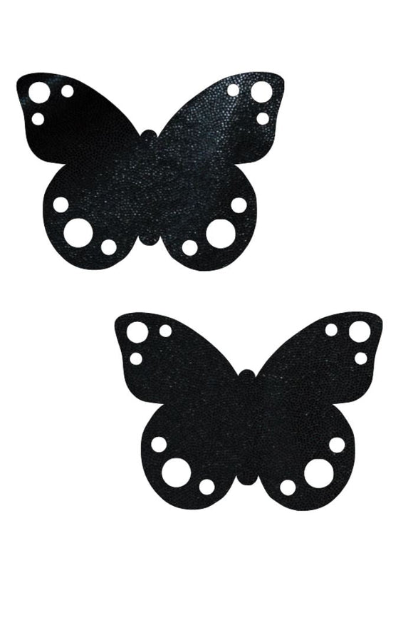 Black Mystique Butterfly Pasties - Coquetry Clothing