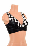 Black Mystique & Check Starlette Bralette - Coquetry Clothing