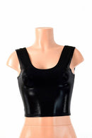 Black Mystique Crop Top - Coquetry Clothing