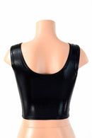 Black Mystique Crop Top - Coquetry Clothing