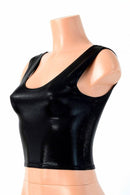 Black Mystique Crop Top - Coquetry Clothing