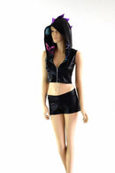 Black Mystique Dragon Hoodie Set - Coquetry Clothing
