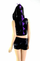 Black Mystique Dragon Hoodie Set - Coquetry Clothing