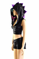 Black Mystique Dragon Hoodie Set - Coquetry Clothing