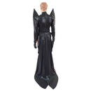 Black Mystique Dramatic 5 PC Set with Bow, Gloves, Belt and Romper - Coquetry Clothing