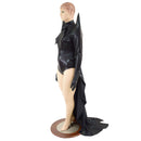 Black Mystique Dramatic 5 PC Set with Bow, Gloves, Belt and Romper - Coquetry Clothing
