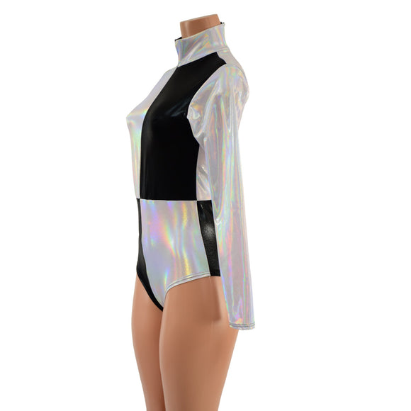 Black Mystique & Flashbulb Quad Color Blocked Romper - Coquetry Clothing