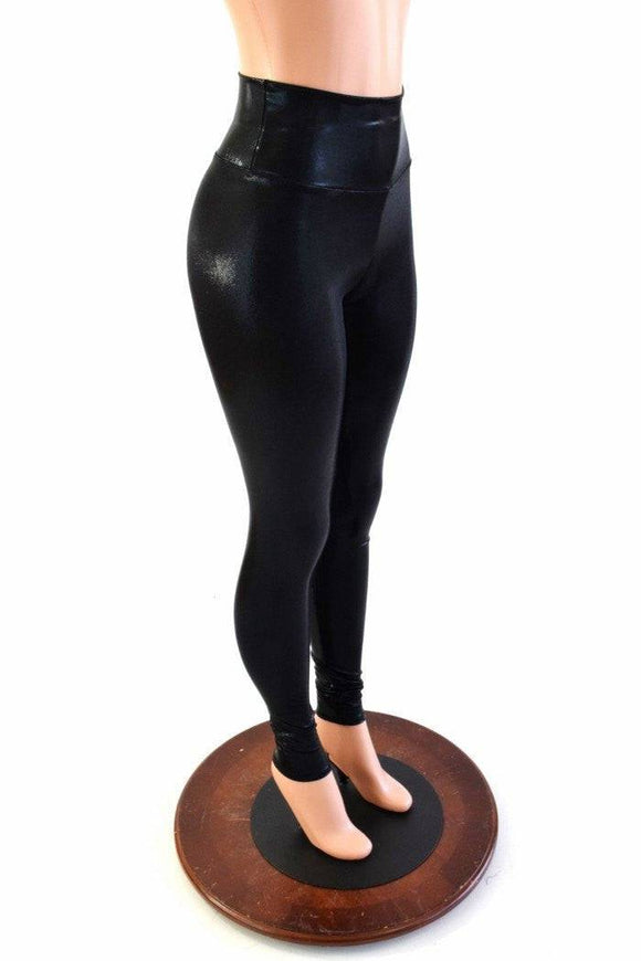 Black Mystique High Waist Leggings - Coquetry Clothing