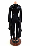 Black Mystique Kimono Sleeve Catsuit - Coquetry Clothing