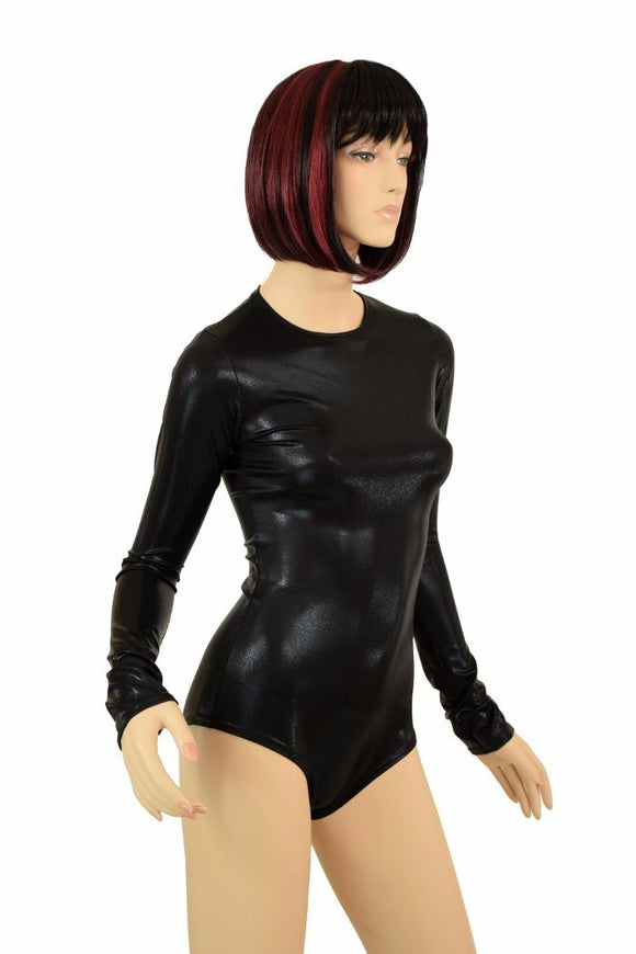 Black Mystique Long Sleeve Romper - Coquetry Clothing