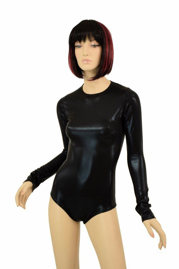 Black Mystique Long Sleeve Romper - Coquetry Clothing