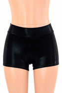 Black Mystique Mid Rise Shorts - 2