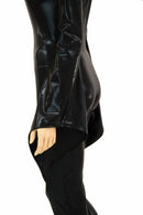 Black Mystique Plunging V Catsuit - Coquetry Clothing