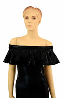 Black Mystique "Sandy" Off Shoulder Catsuit - Coquetry Clothing