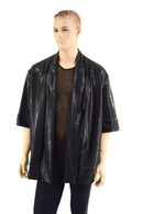 Black Mystique Short Sleeve Not - A - Cardigan - Coquetry Clothing