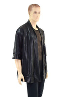 Black Mystique Short Sleeve Not - A - Cardigan - Coquetry Clothing