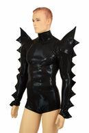 Black Mystique Spiked Romper - Coquetry Clothing